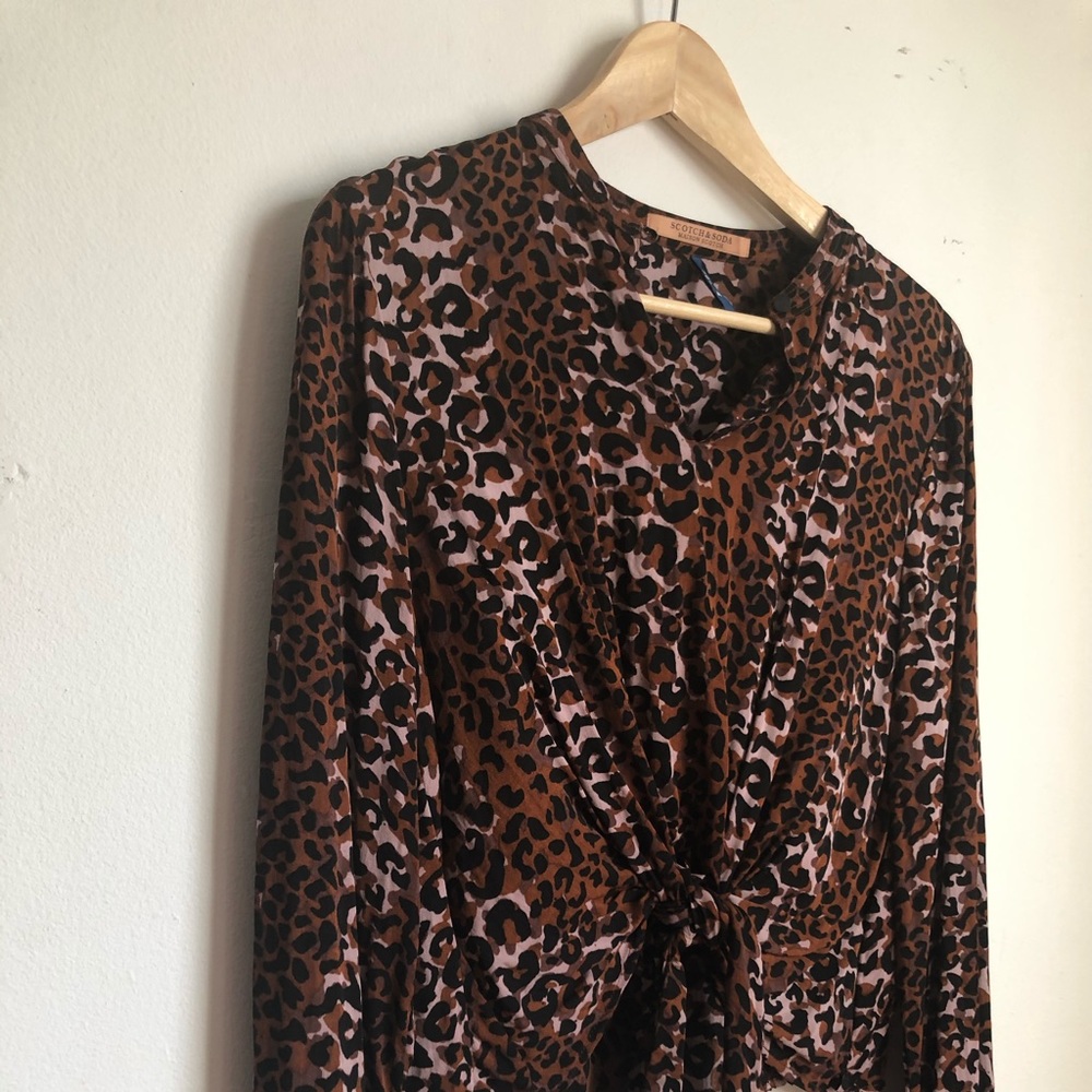 Leopard cropped blouse - Picture 4 of 4